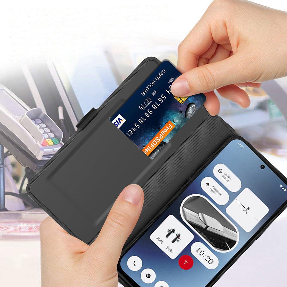 For Nothing Phone (2a) Case Folding Stand PU Leather Shock-Absorbent Phone Cover For Nothing Phone (2a) Case Folding Stand PU Leather Shock-Absorbent Phone Cover